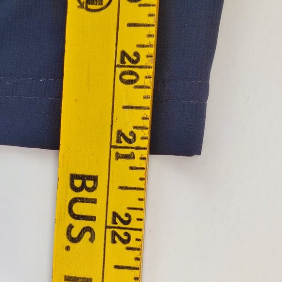 Adidas active wear short men's size M dark blue with 3 white stripes lightweigh - Picture 10 of 11